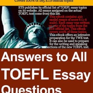 کتاب Answer To All TOEFL Essay Question