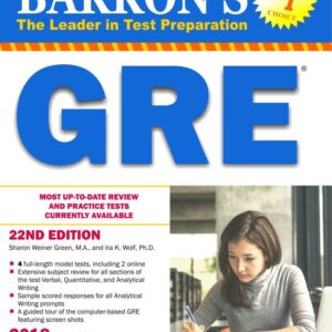کتاب Barron's The Leader in Test Preparation GRE 22st