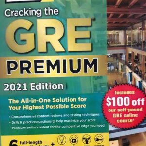 کتاب Cracking The GRE Premium 2021