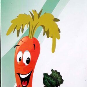 فلش کارت دوزبانه سبزیجات