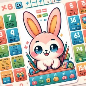 فلش کارت دو زبانه جدول ضرب